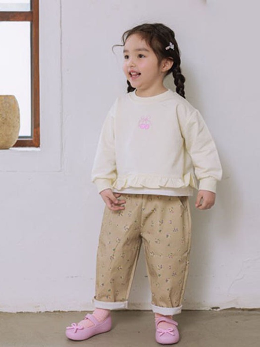 Woven Flower Pants