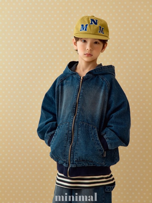 Road Denim Hooded Jumper Road Denim Hooded Jumper