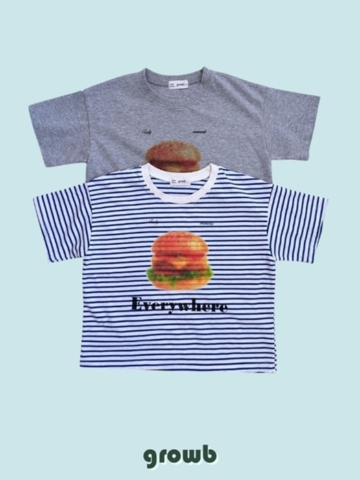 Adult Hambug Tee (Stripe) Adult Hambug Tee (Stripe)
