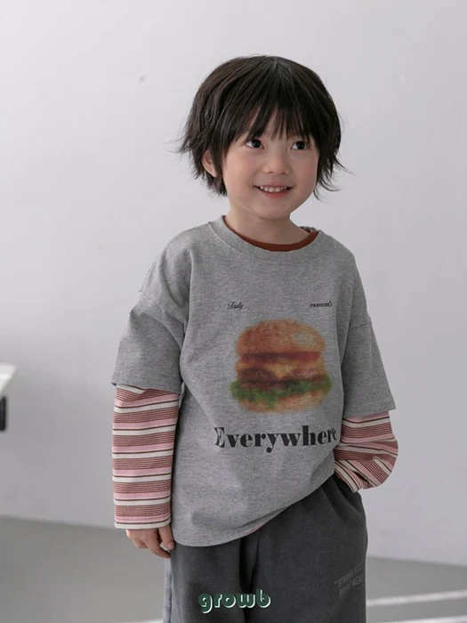 Hambug Tee (Melange) Hambug Tee (Melange)