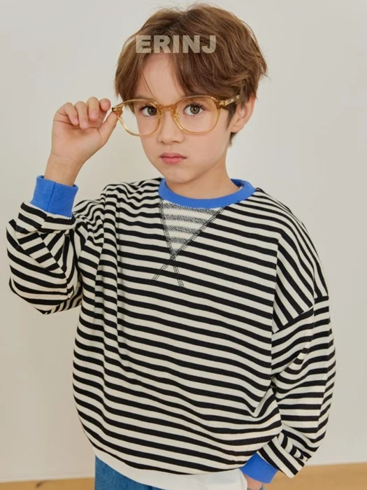 Color Stripe Sweatshirt