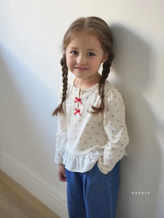 Cherry Frill Tee