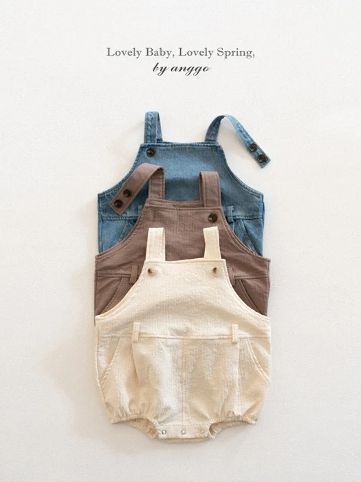 Bebe Pine Overall Romper Bebe Pine Overall Romper