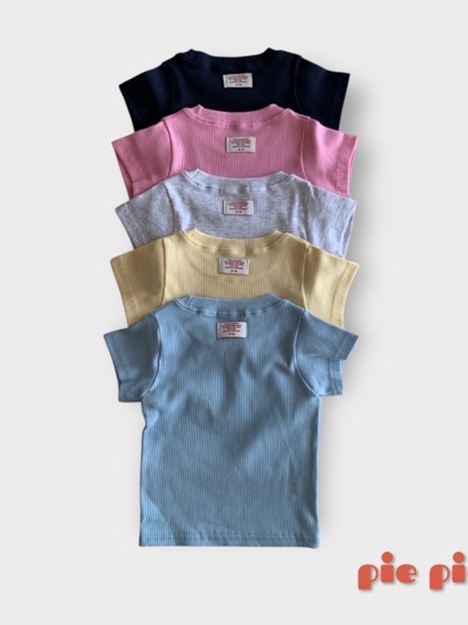 26 Mimi Ribbed Short Sleeve Tee 26 Mimi Ribbed Short Sleeve Tee
