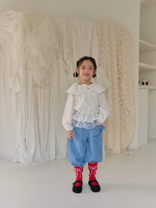 Denim Ribbon Pants Denim Ribbon Pants