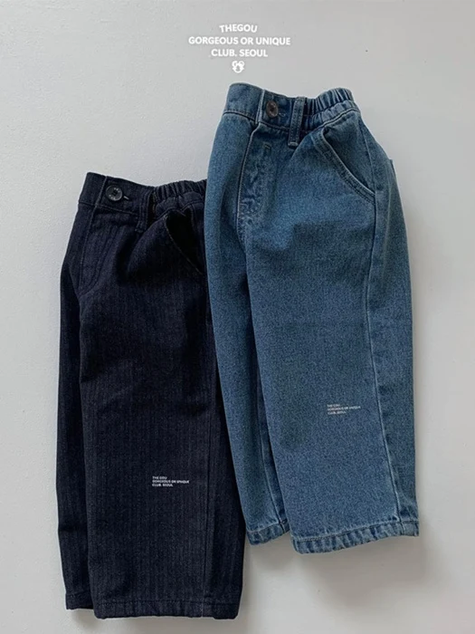 Denim Denim Pants