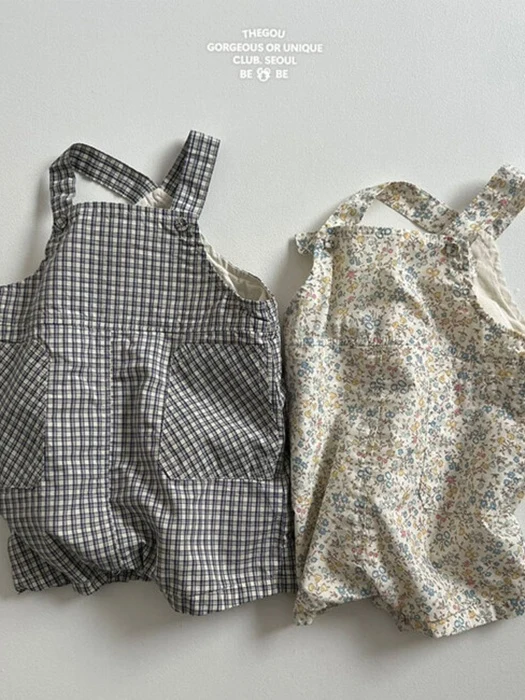 Bebe Patterned Suspender Pants