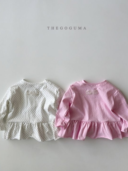 Lace Dot Frill Tee