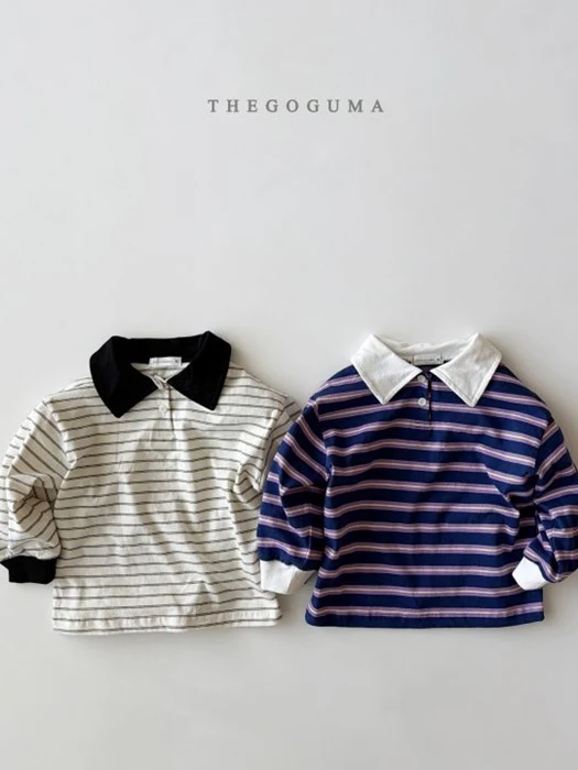 Stripe Collar Tee