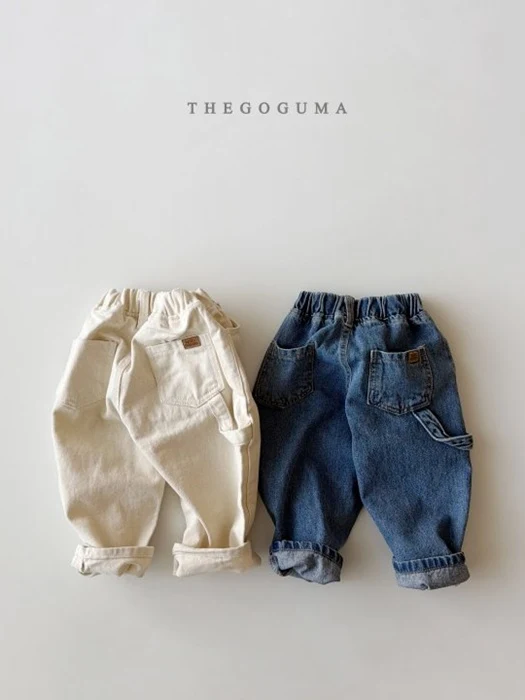 Ring Chunky Denim Pants Ring Chunky Denim Pants