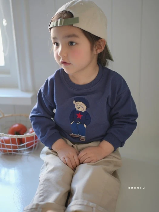 Bear Embroidered Tee