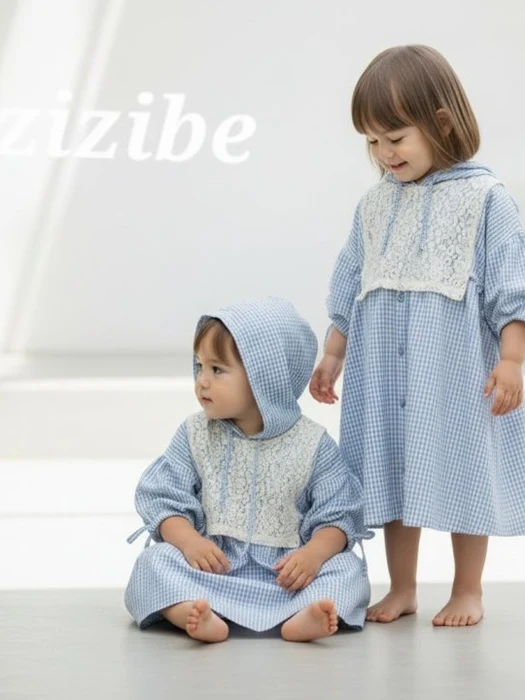 Check One-piece (Lace Bib Not Included) Check One-piece (Lace Bib Not Included)