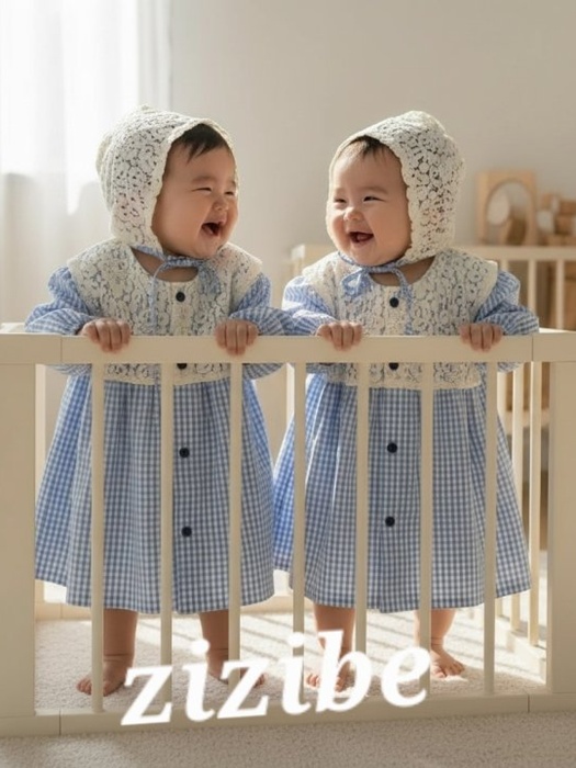 Check One-Piece One-piece (Bebe + Hat) Check One-Piece One-piece (Bebe + Hat)