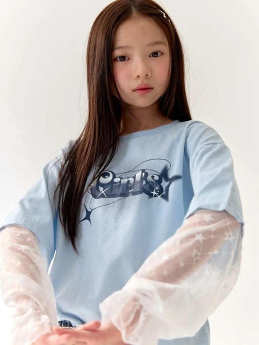 Girl Star Long Tee Girl Star Long Tee