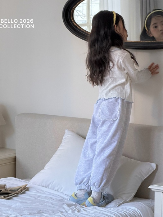 Milk Lace Jogger Pants Milk Lace Jogger Pants