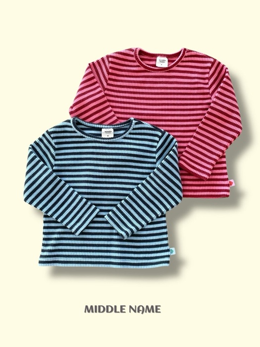 Ribbed Stripe Tee Ribbed Stripe Tee