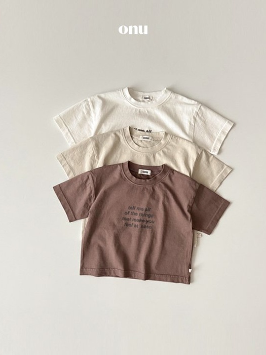Lettering Short Sleeve Tee Lettering Short Sleeve Tee
