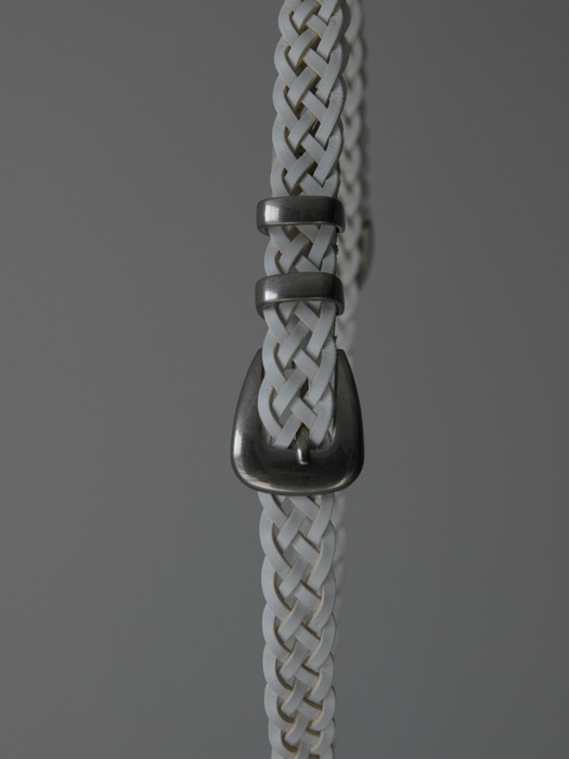Twist Weaving Leather Buckle Belt Twist Weaving Leather Buckle Belt