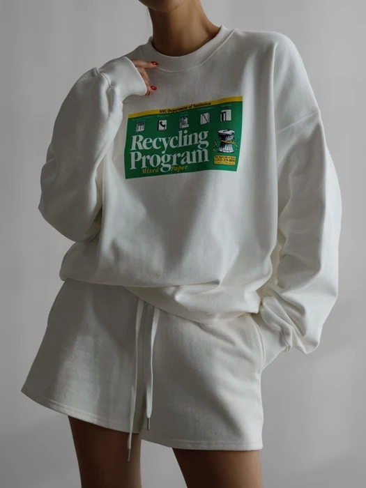 Recycling Film Print Sweatshirts Recycling Film Print Sweatshirts