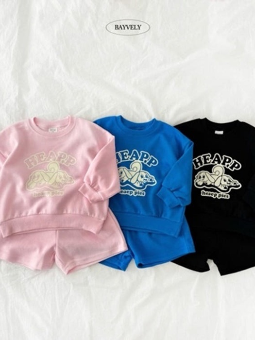 Puppy Shorts Top Bottom Set Puppy Shorts Top Bottom Set