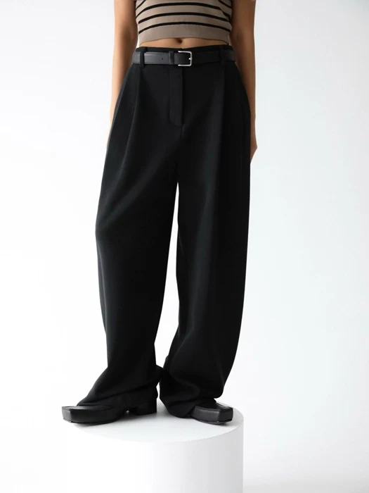 Sweat Wide Pintuck Trousers Sweat Wide Pintuck Trousers