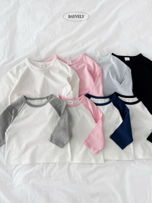 Raglan Plain Tee (set of 2) Raglan Plain Tee (set of 2)