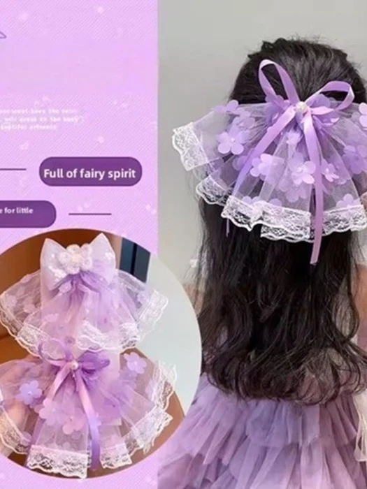 Princess Flower Sha Claw Clip
