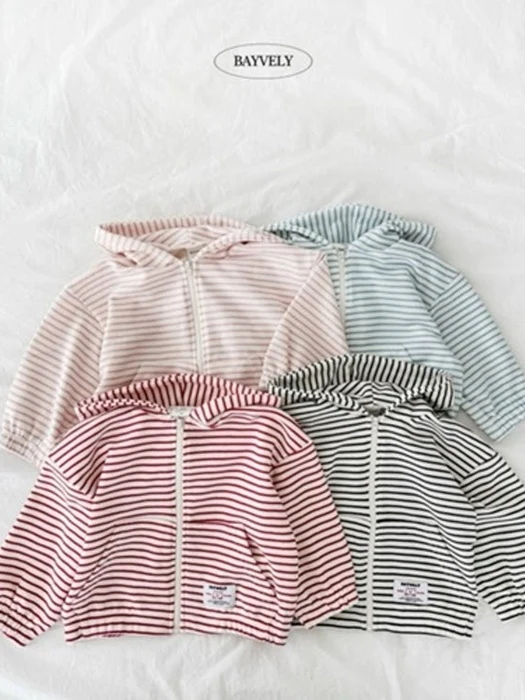 Stripe Point Hoodie Zip-Up Stripe Point Hoodie Zip-Up