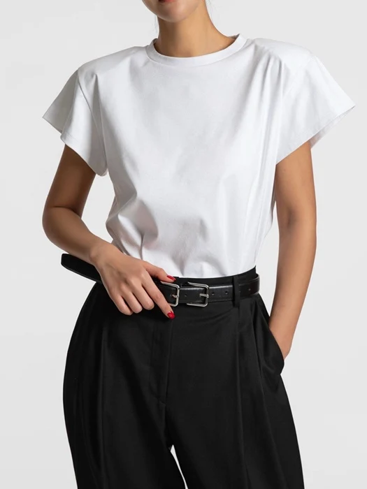Padded Shoulder Wing Sleeve Tee Padded Shoulder Wing Sleeve Tee