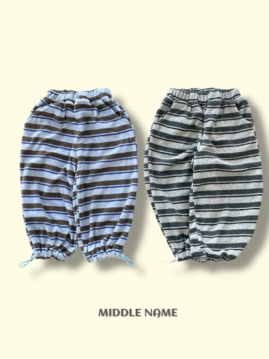 Terry Stripe Pants