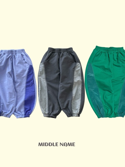 Panel Color Block Pants