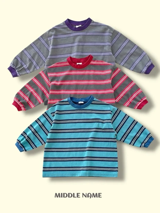 Pigment Multi Stripe Tee Pigment Multi Stripe Tee