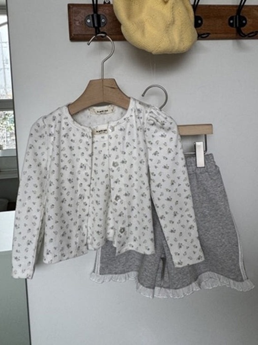 Ribbed Flower Sleeveless Set Ribbed Flower Sleeveless Set