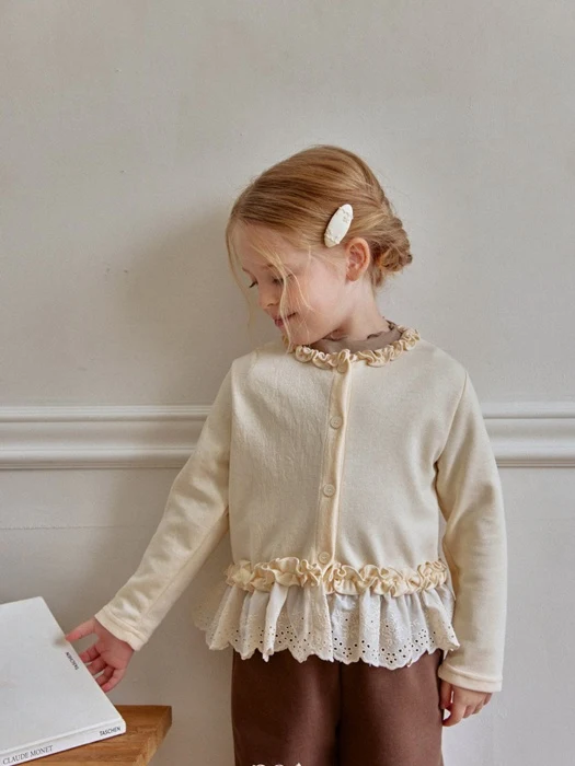 Lace Frill Cardigan