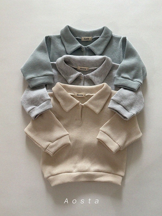 Waffle Collar Tee