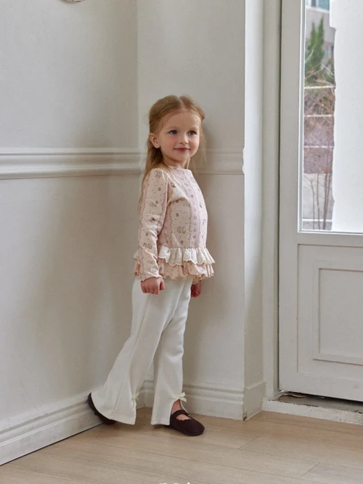 Ribbon Bootcut Pants Ribbon Bootcut Pants