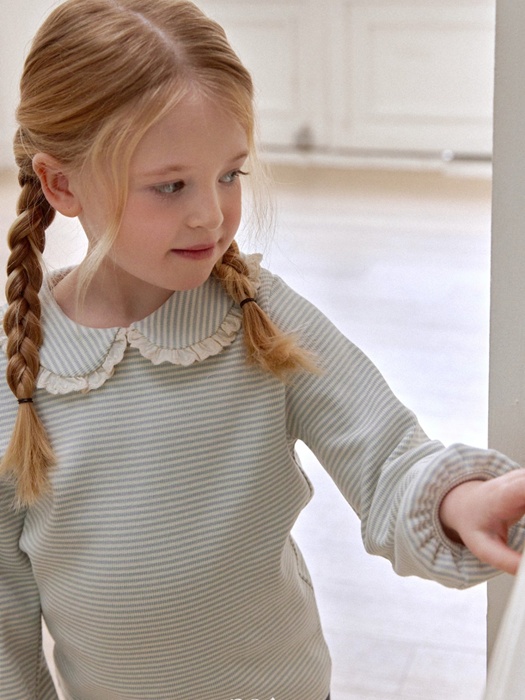 Stripe Collar Tee Stripe Collar Tee