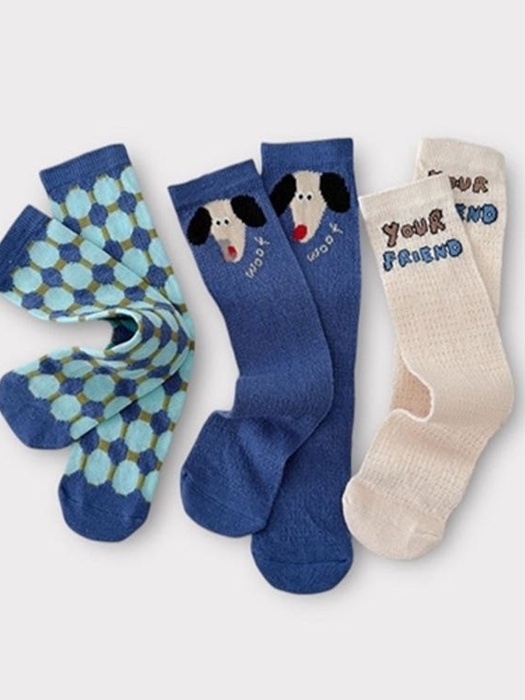 Your Friend Socks (set of 3)