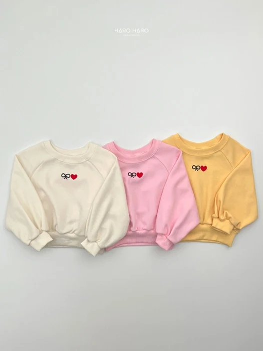 Ribbon Heart Sweatshirt Ribbon Heart Sweatshirt