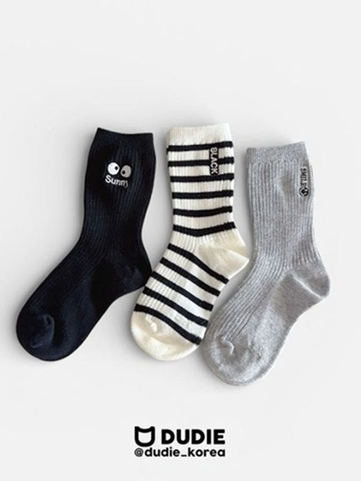 Sunny Eye Socks (set of 3)