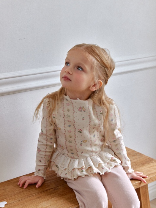 Spring Lace Frill Tee