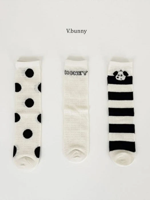 Honey Dot Socks (set of 3)