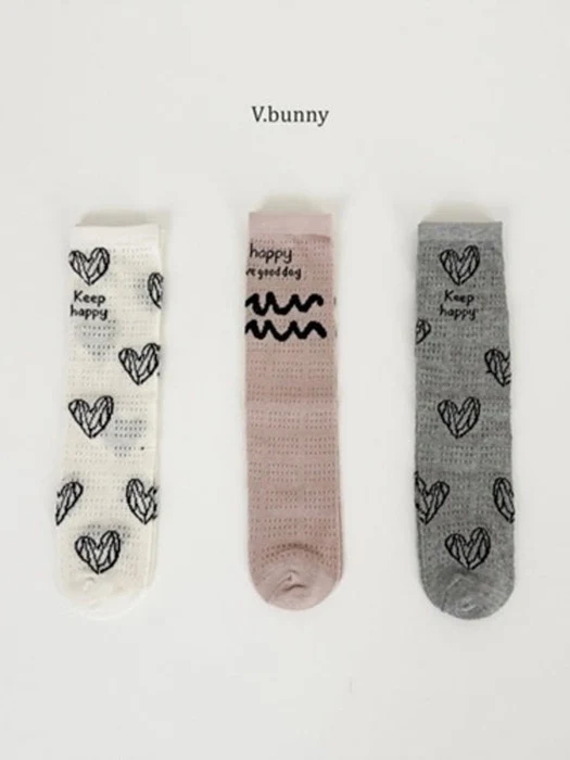 Happy Drawing Socks (set of 3)