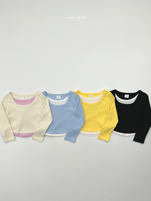 Ribbed Layered Tee Ribbed Layered Tee