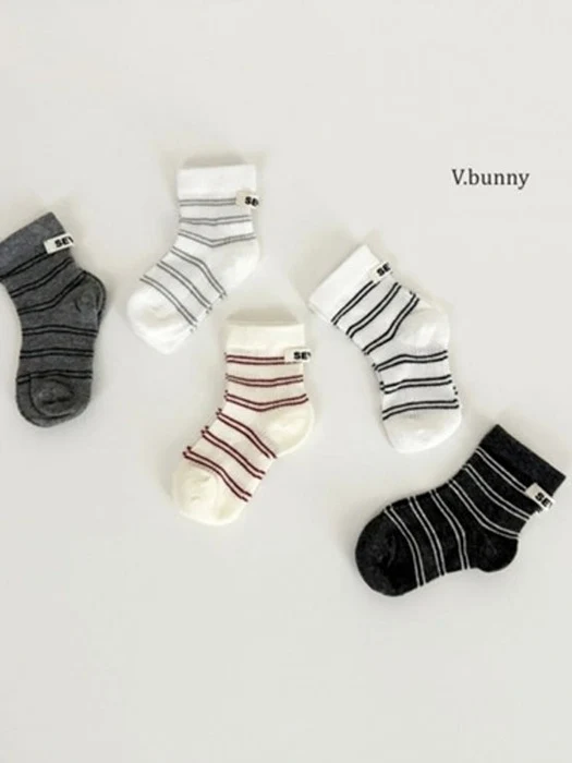Line Line Socks (set of 5)