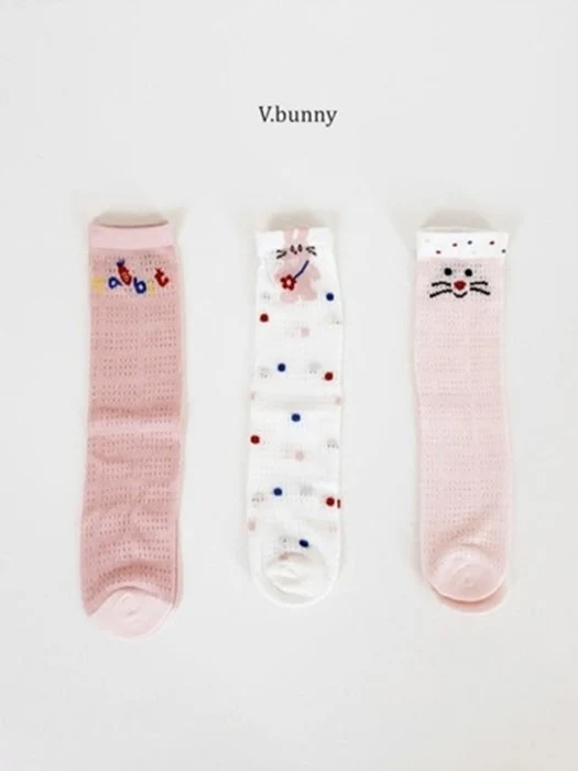 Soft Rabbit Socks (set of 3)