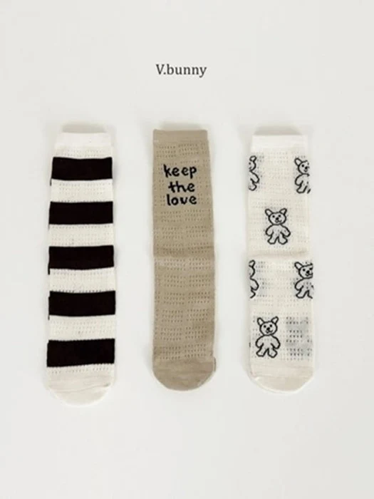 The Love Socks (set of 3)