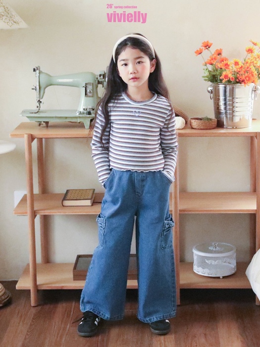 Ellie Ribbon Denim Pants Ellie Ribbon Denim Pants