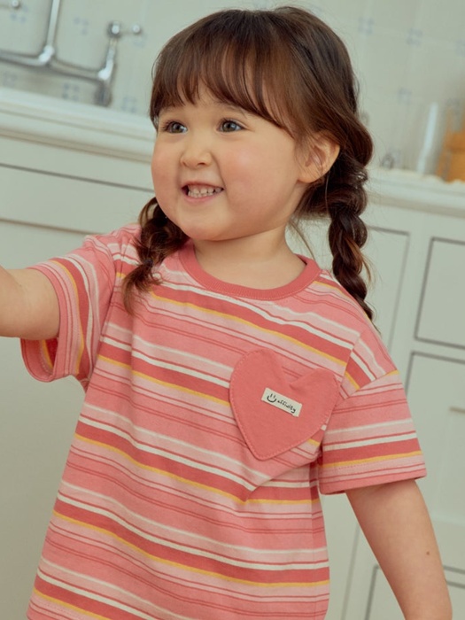Heart Pocket Stripe Tee Heart Pocket Stripe Tee