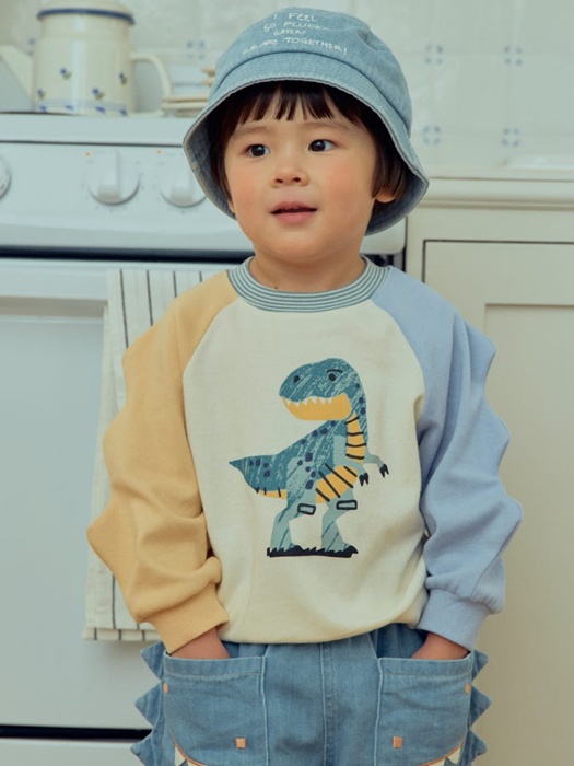 Dino Horn Sweatshirt Tee Dino Horn Sweatshirt Tee by Firstblue for Child - catalog view
